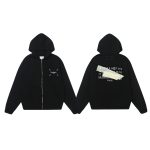 Margiela Jacket Red Cotton Urban Style Embroidery