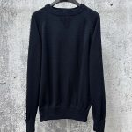 Dior Long-Sleeved Shirts Blue Cotton Silk