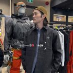 Archaeopteryx Coat Red Wool Blend Fleece Fine Stitches Embroidery