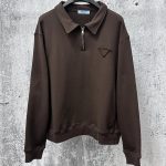 Prada Hoodie Cotton Fleece Minimalism