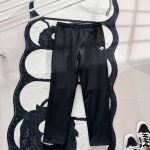Descente Trousers Black Fleece Woven Fabric Daily Commute Winter