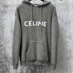 Celine Sweater Ash Embroidery