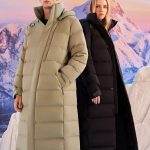 Descente Overcoat Black Feather Goose Down Duck Polyester Fiber Winter