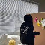 Archaeopteryx Jacket Black Cotton Double-Sided Autumn Winter