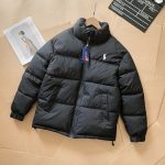 Ralph Lauren Cotton-Padded Coat Red Cotton Down Nylon Winter