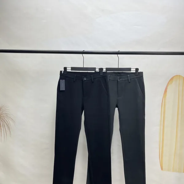 Prada Casual Trousers Red Male Cotton Wool High-End Quality Autumn Winter And Slim Fit
