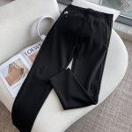 Descente Casual Pants Red Quick-Drying Fabric Running Summer