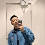 Carhartt Jacket Blue Denim Autumn