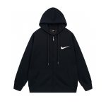 Nike Jackets Ash Cotton Xinjiang Ribbed Fabric Relaxed Fit Spring