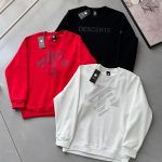 Descente Hoodie Red Cotton Pure Fleece Autumn Winter