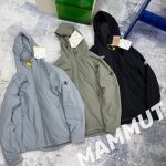 Mammut Hat Red Cotton Understated Winter Zippered Pocket