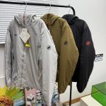 Mammut Hoodies Red Cotton Down Mesh Quick-Drying Urban Chic Winter Slim Fit