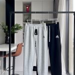Adidas Casual Pants Red Fleece Easy To Match