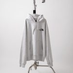 The North Face Hoodie Red Cotton Pure Fleece Ribbed Fabric Relaxed Fit Winter