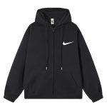 Nike Outerwear Red Cotton Down Fleece Winter
