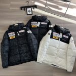 Descente Shirts Red Down Autumn Winter Patch