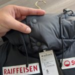 Descente Shirts Red Down Autumn Winter Patch