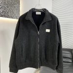 Margiela Coat Cotton Wool Fleece Patch