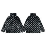 Louis Vuitton Coats Ash Cotton Wool Lambswool Rabbit Fur Polyester Relaxed Silhouette
