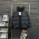 Monk Down Jacket Red Goose Duck Nylon Zippered Pocket