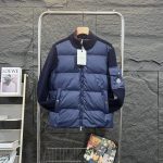 Monk Outerwear Blue Duck Down Sophistication Patch