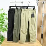 Archaeopteryx Casual Trousers Red Fleece Waterproof Design Suitable For All Body Types Simple Autumn Winter Side Pockets