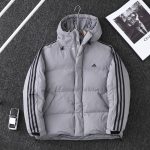 Adidas Down Jacket Black Feather Duck Exquisite Workmanship Winter