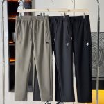 Descente Trousers Red Down Nylon Fabric Autumn Winter
