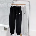 New Balance Sweatpants Black Cotton Pure Fleece Soft And Gentle Winter