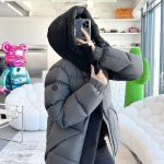 Moncler Cotton-Padded Coat Black Down