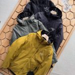 Archaeopteryx Outerwear Yellow Cotton Down Microfiber Forest Winter Windproof Cuffs