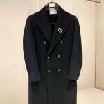 Dior Overcoat Ash Wool Cashmere Autumn Winter And