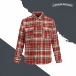 Chrome Hearts Shirt Red Wool Jacquard