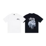 Stussy Short-Sleeved Shirts Black Cotton