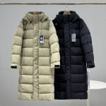 Descente Overcoat Black Feather Goose Down Duck Polyester Fiber Winter