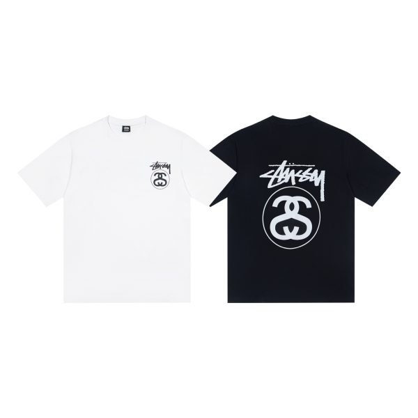Stussy Short-Sleeved Shirts Black Cotton