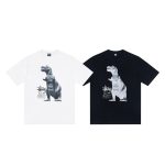 Stussy Short-Sleeved T-Shirt Black Cotton