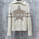 Dior Long-Sleeved Ash Down Jacquard Autumn Early
