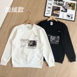 Nike Long-Sleeved Ash Cotton Soft And Gentle Spring Autumn Winter Crisp Silhouette
