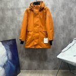 Moncler Coats Red Gore-Tex Goose Down Autumn Winter Windproof Cuffs