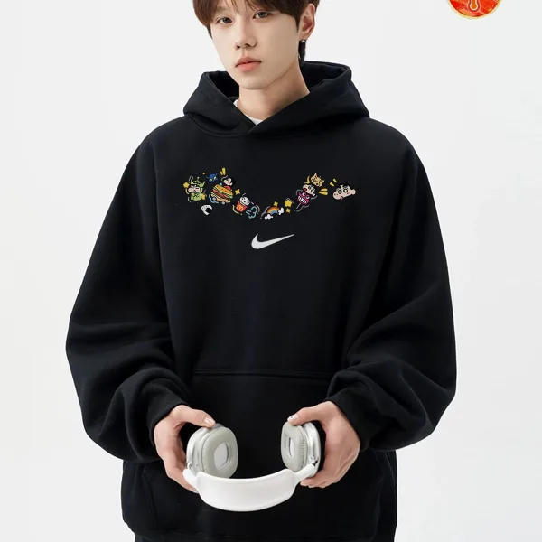 Nike Hoodie Red Cotton Rayon Fleece Lace Sturdy And Durable