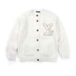 Louis Vuitton Sweater Wool Nylon Plush Autumn Winter And Side Pockets