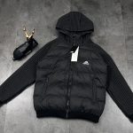 Adidas Cotton-Padded Coat Black Down Daily Commute Street Style Winter