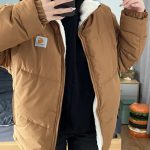 Carhartt Outerwear Green Down Retro Logo