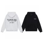 Fear Of God T-Shirts Ash Cotton Pure Fleece Ribbed Fabric Flannel Streetwear