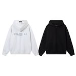 Fear Of God T-Shirts Red Cotton Pure Fleece Ribbed Fabric Flannel Streetwear