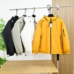 Descente Outerwear Red Cotton Down Microfiber Fleece Autumn Winter And Early
