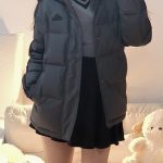 Adidas Down Jacket Black Feather Duck Exquisite Workmanship Winter