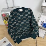 Gucci Sweater Red Jacquard Simple And Elegant Winter