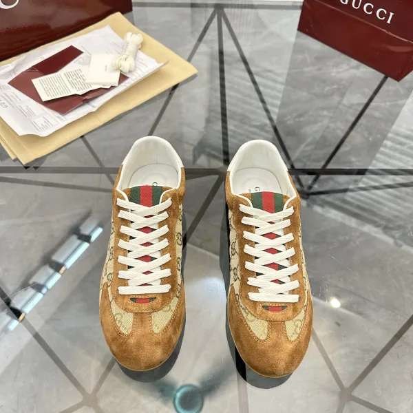 Gucci Dad Shoes Sheepskin Suede